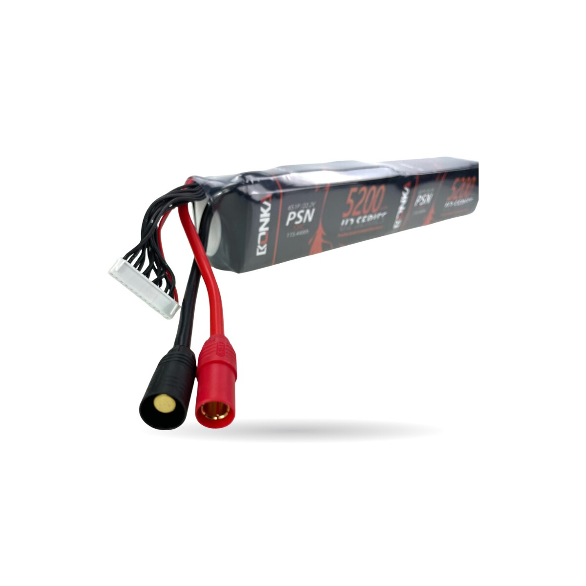 Bonka Lipo Akku 5200mAh 44,4V 12S 120C lang 13Pol Balancer A