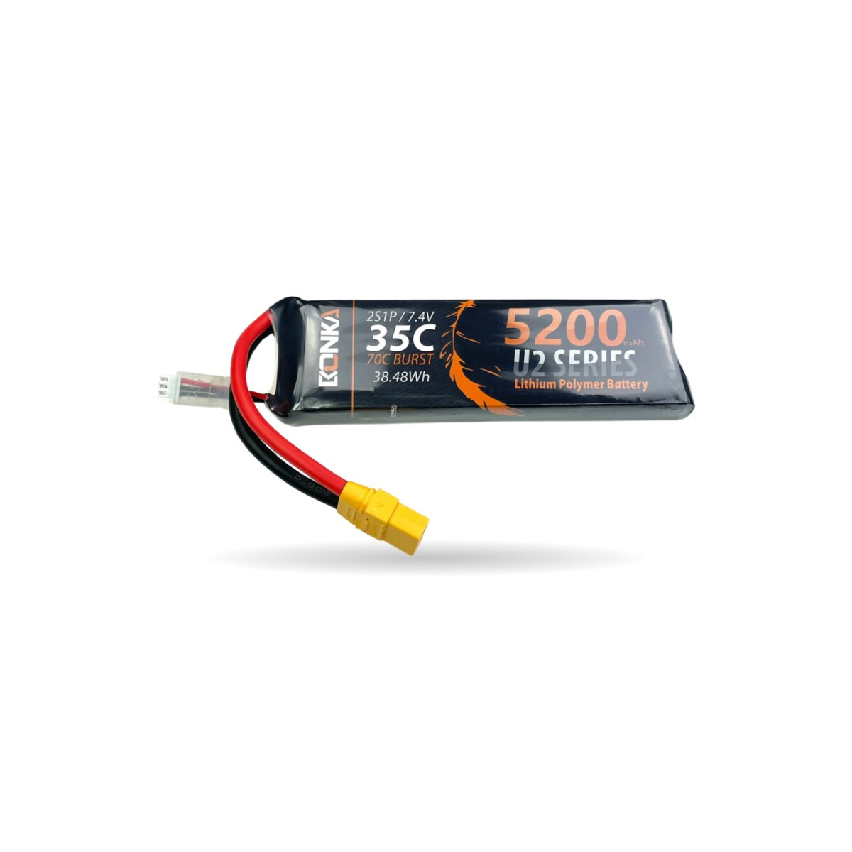 Bonka Lipo Akku 5200mAh 7,4V 2S 35C/70C XT90