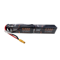 Bonka Lipo Akku 5200mAh 44,4V 12S 35C XT90AB lang 13Pol Balancer