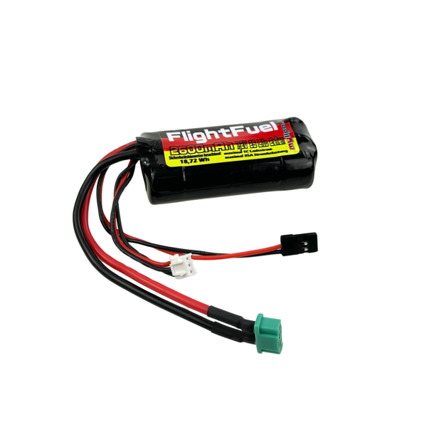 FlightFuel Li-Ion Akku Rundzelle Molicel INR18650-P26A, 2600mAh 35A Li-Ione-Akku, 7,2V