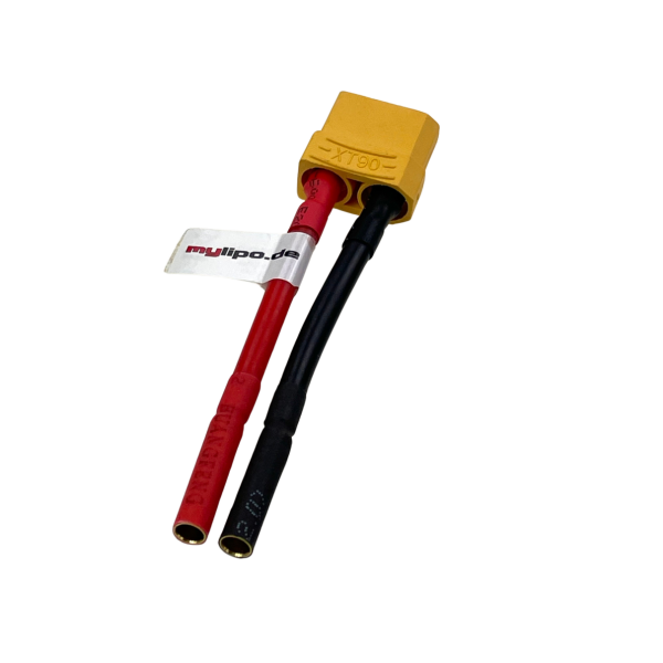 Charging adapter XT60 male --> 4mm gold jack