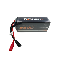 Bonka Lipo Akku  9600mAh 25,9V 100C AS150 Antiblitz