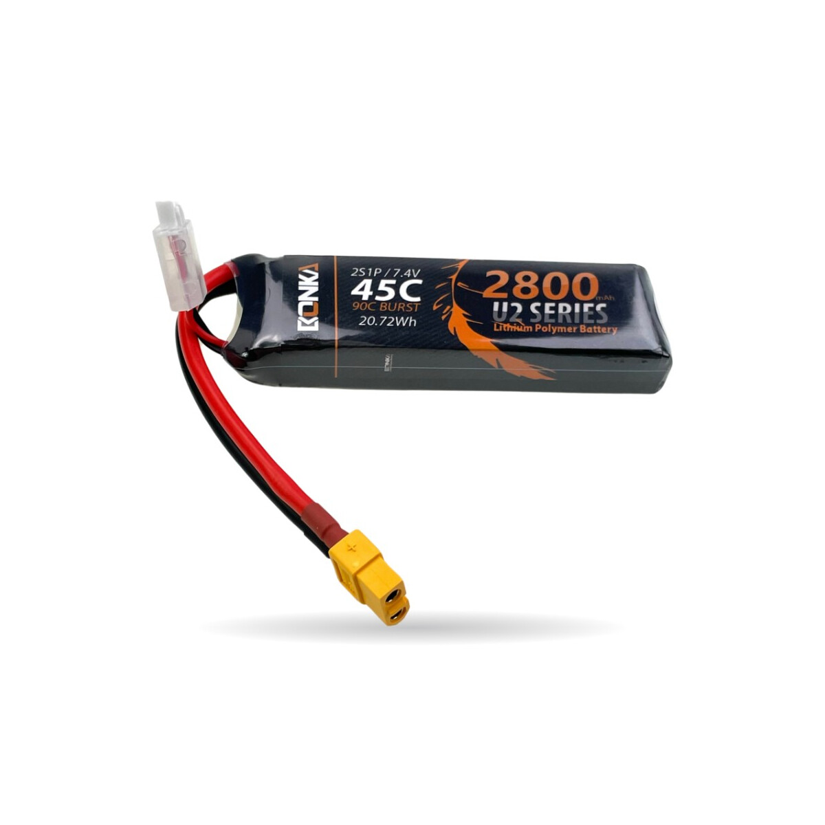 Bonka Lipo Akku 2800mAh 7,4V 2S 45C/90C XT60