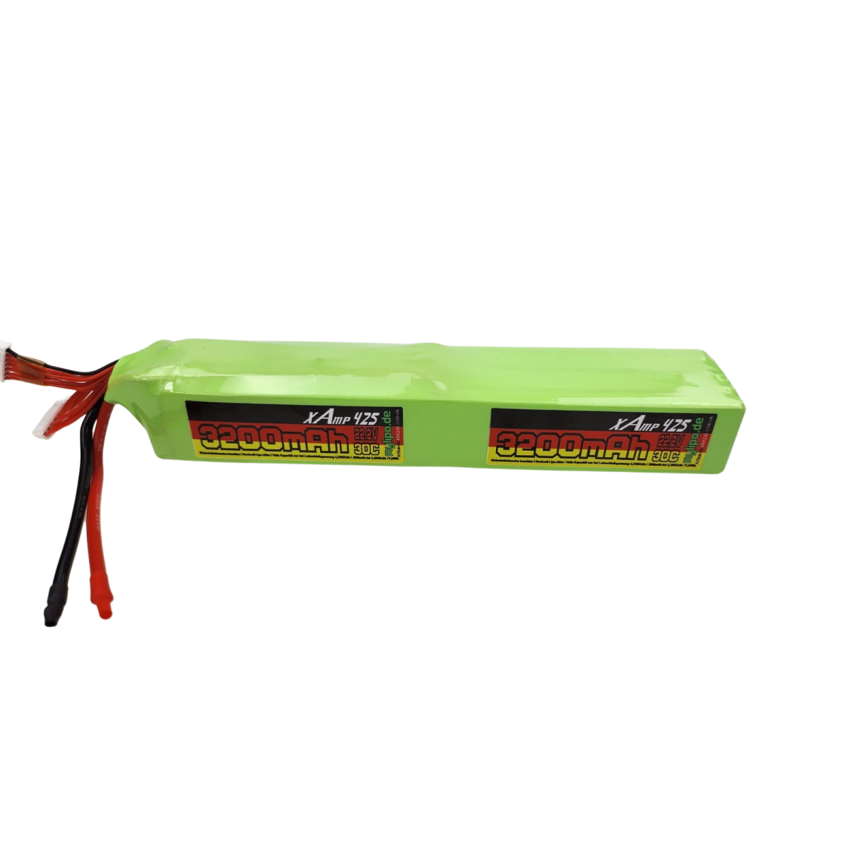HV-Lipo Akku 3200mAh 44,4V 12S 30C/60C L