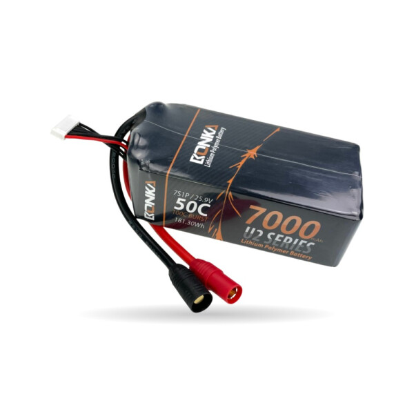 Bonka Lipo Akku 7000mAh 25,9V 7S 50C AS150 Antiblitz