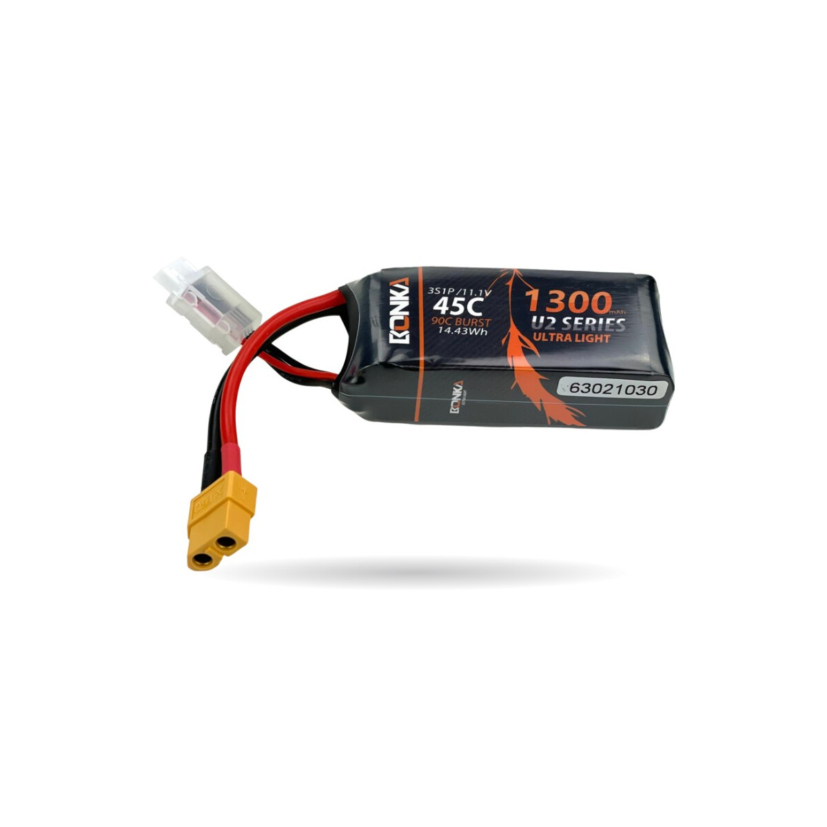 Bonka Lipo Akku 1300mAh 3S 11,1V 45C XT60