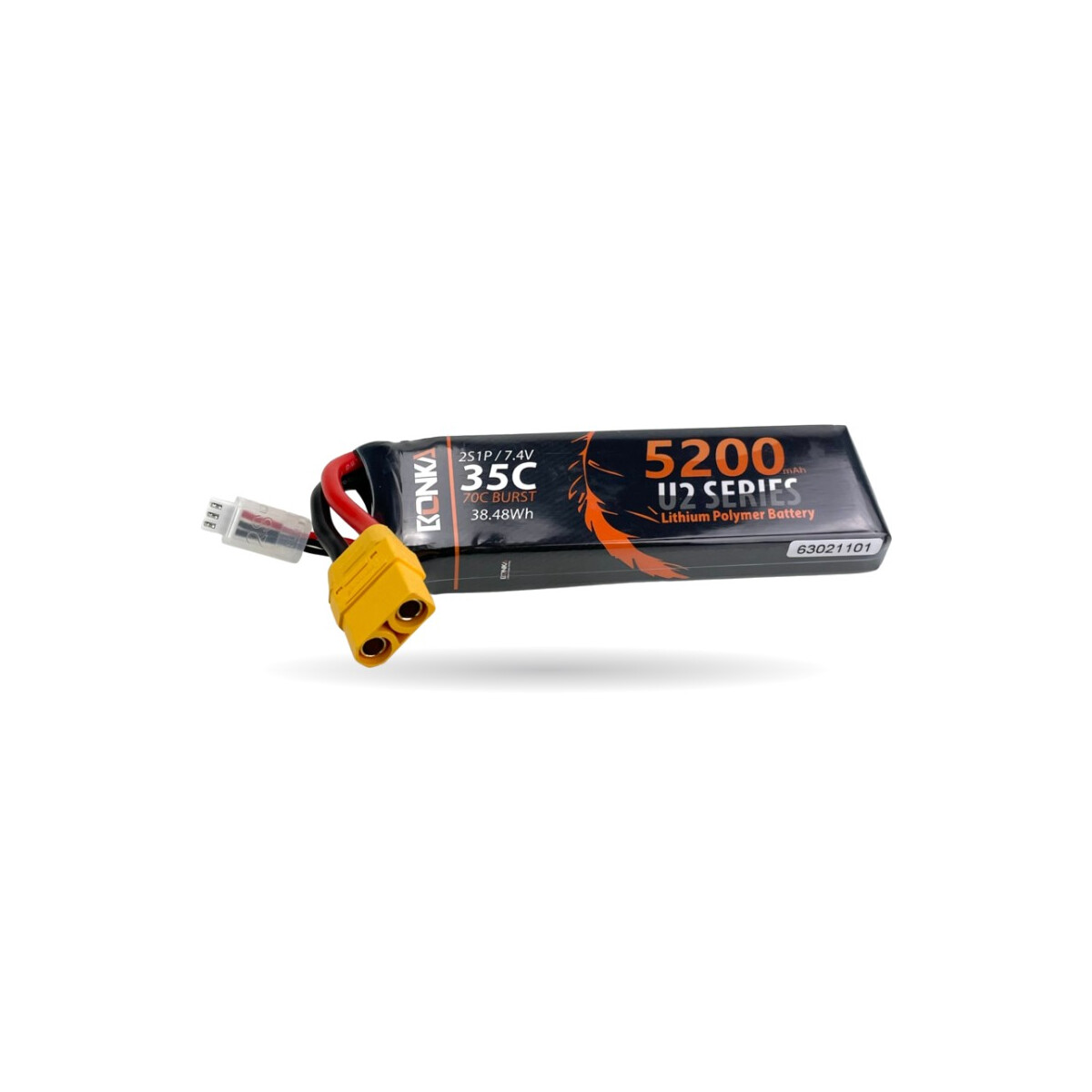 Bonka Lipo Akku 5200mAh 7,4V 2S 35C/70C XT90 HT