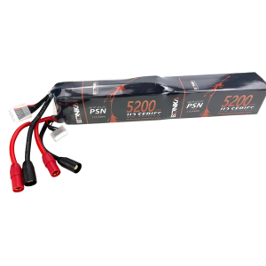Bonka Lipo Akku 5200mAh 44,4V 12S 120C lang, AS150 Antiblitz