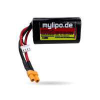 Li-Ion Akku Rundzelle Molicel INR18650-P28A, 2800mAh 35A Li-Ionen-Akku, 11,1V XT30 Saddlepack