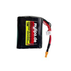 Li-Ion Akku Rundzelle Molicel INR18650-P28A, 2800mAh 35A Li-Ionen-Akku, 11,1V XT30 Flatpack
