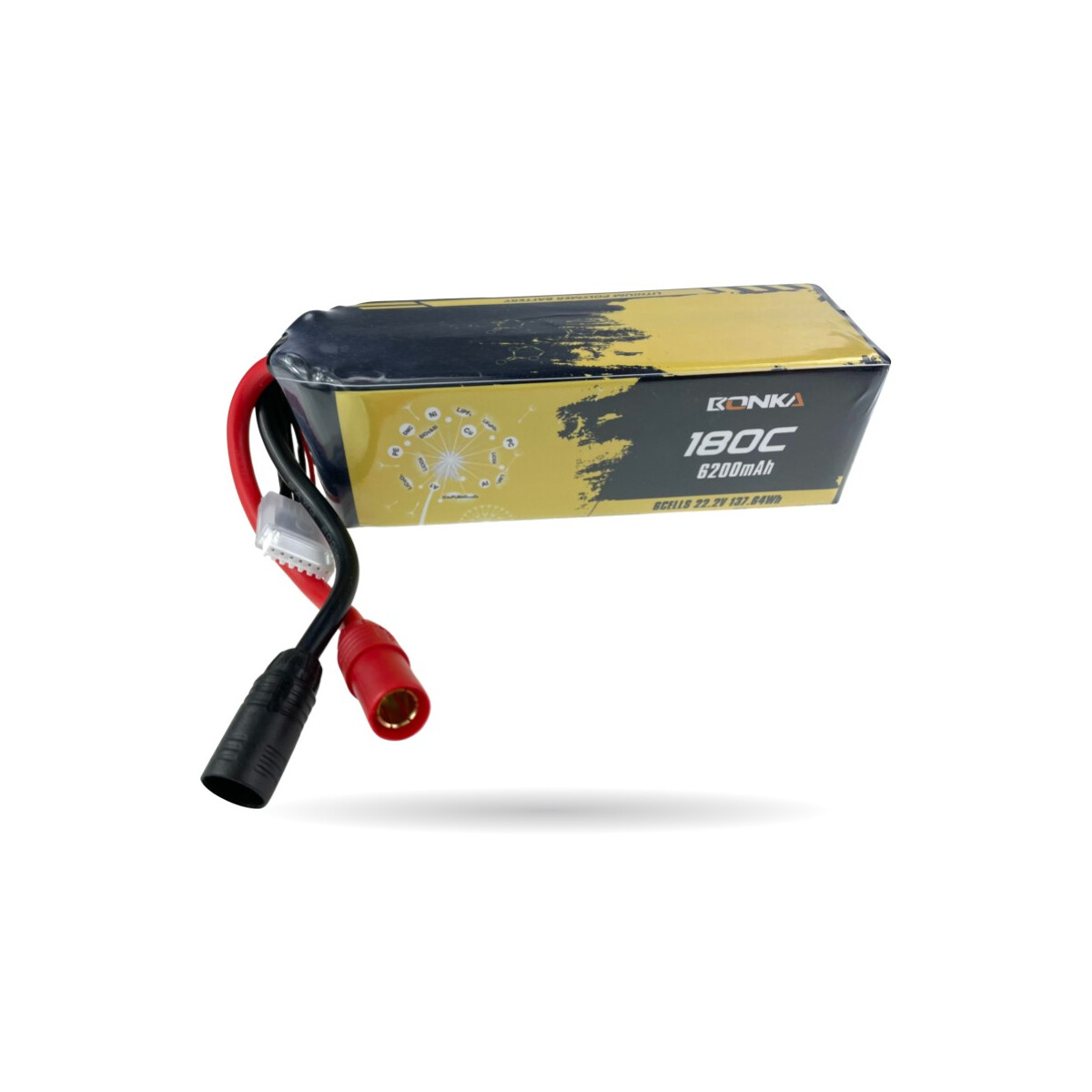 Bonka Lipo Akku 6200mAh 180C HEIM Series 22,2V AS150 Antibli