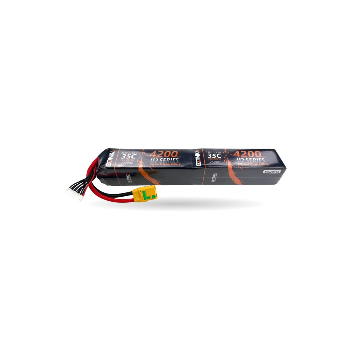 Bonka Lipo Akku 4200mAh 37V 10S 35C lang XT90 Antiblitz