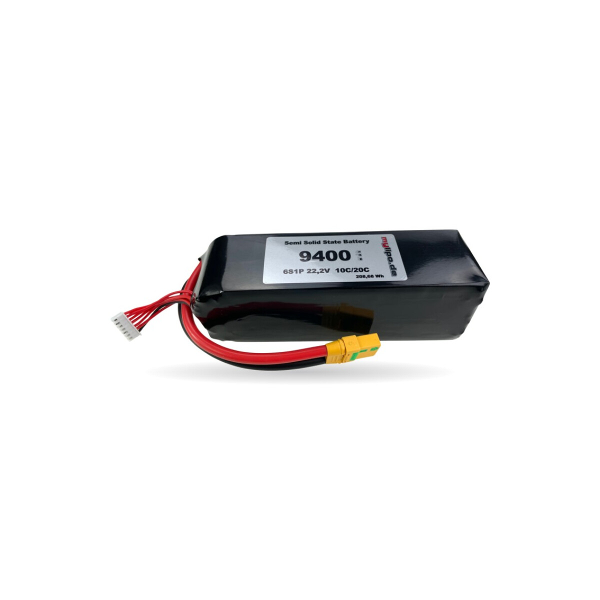 Semi-Solid-State Lipo Akku 9400mAh 22,2V box