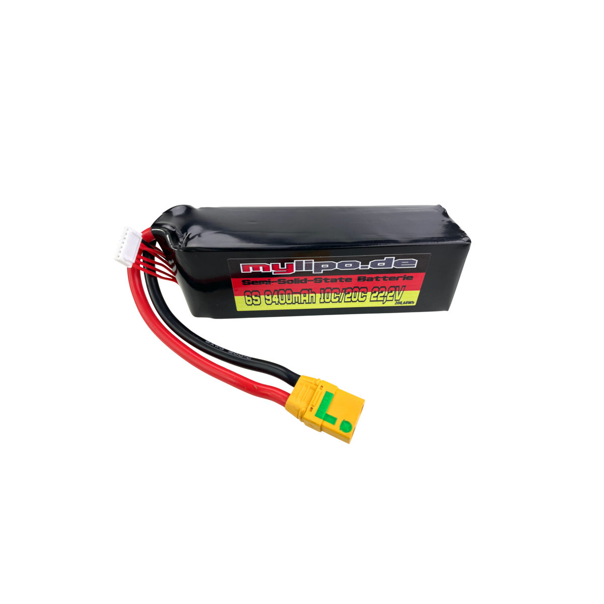 Semi-Solid-State Lipo Akku 9400mAh 22,2V 10C/20C  XT90...