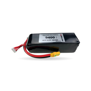 Semi-solid-state LiPo battery 9400mAh 22.2V 10C/20C XT90 anti-spark