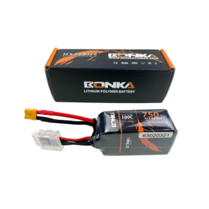 Bonka Lipo Batterie 750mAh 14,8V 100C/200C  XT30