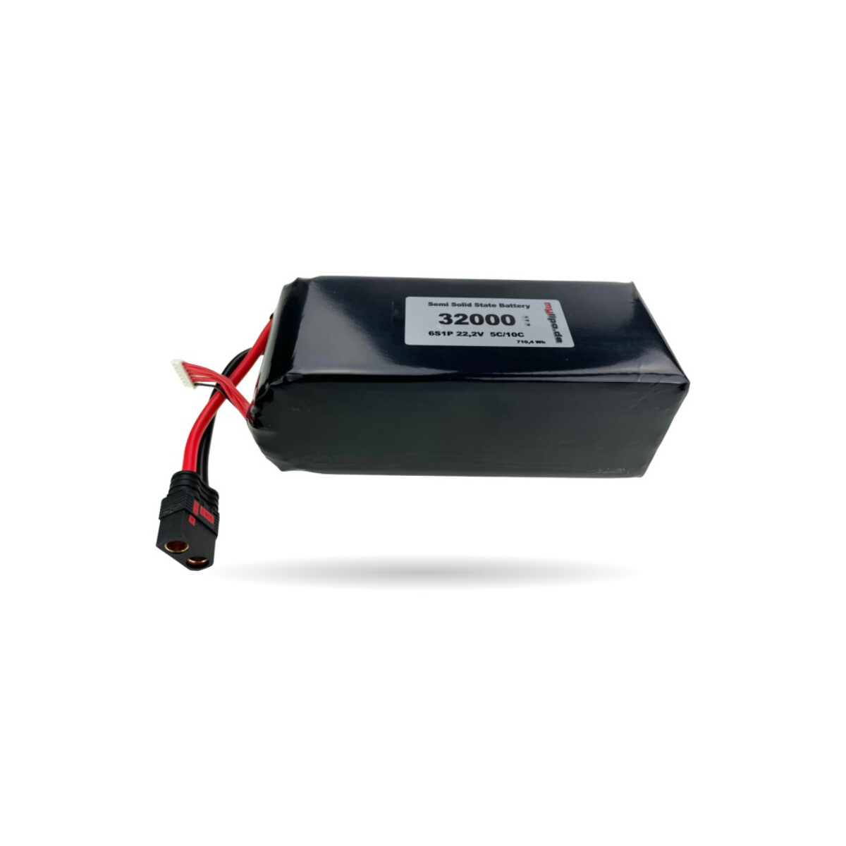 Semi-Solid-State Lipo Akku 32.000mAh 22,2V 5C MULTICOPTER QS