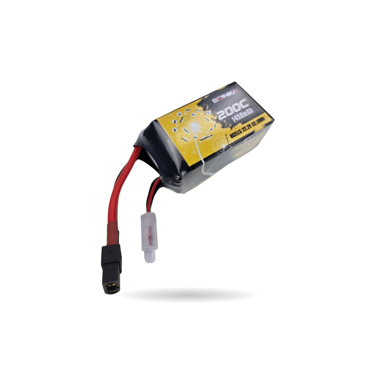 Bonka Lipo Akku1450mAh 22,2V 200C/400C FPV XT60