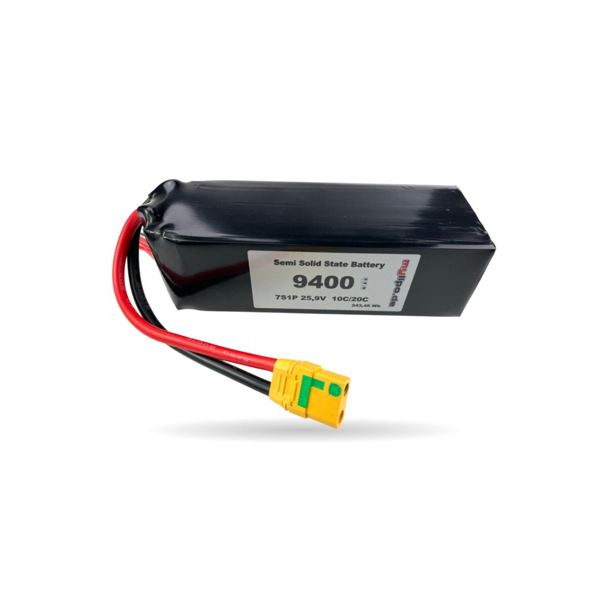 Semi-Solid-State Lipo Akku 9400mAh 25,9V box