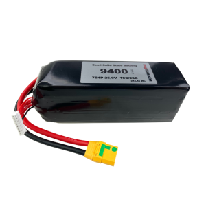 Semi-Solid-State Lipo Akku 9400mAh 25,9V 10C/20C  XT90 Antiblitz