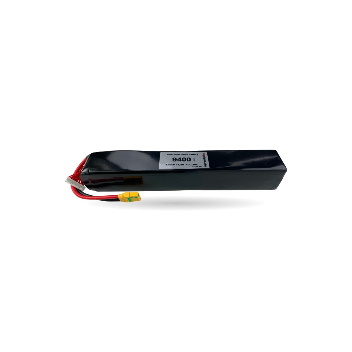 Semi-Solid-State Lipo Akku 9400mAh 44,4V 10C/20C  XT90 Antib
