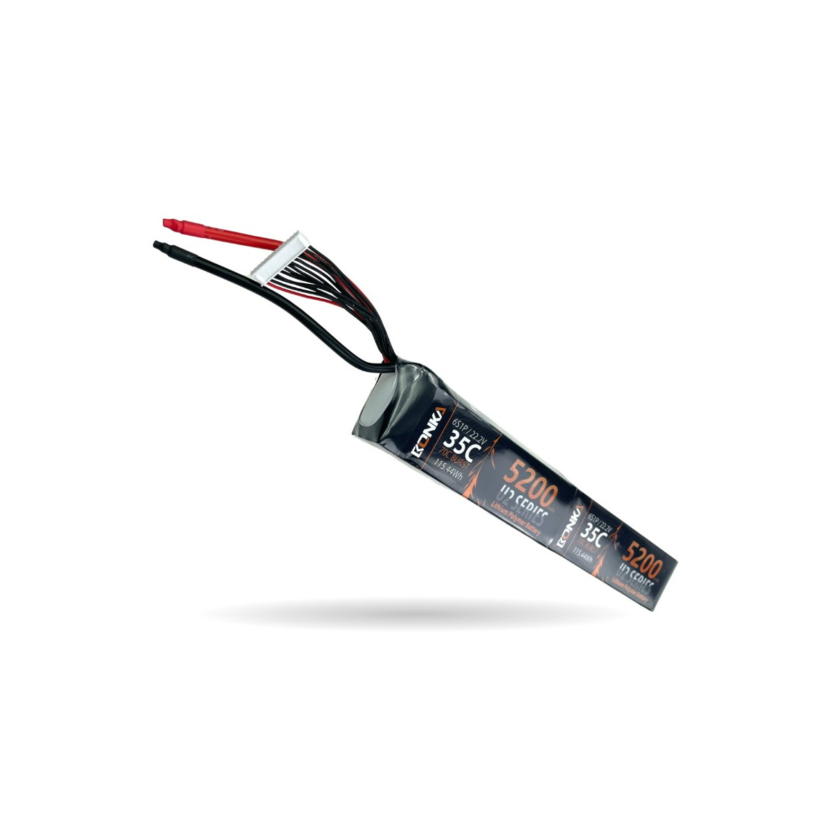 Bonka Lipo Akku 5200mAh 44,4V 12S 35C AS box
