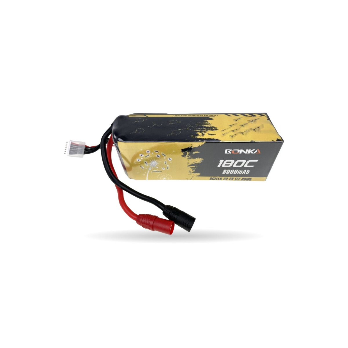 Bonka Lipo Akku 8000mAh 180C HEIM Series 22,2V AS150 Antibli