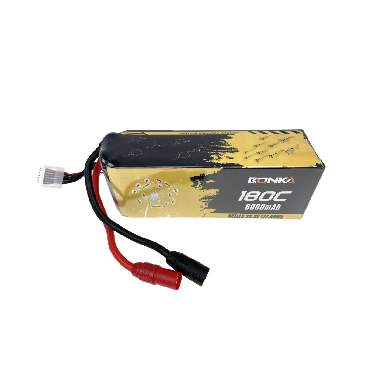 Bonka Lipo Akku 8000mAh 180C HEIM Series 22,2V AS150 Antibli