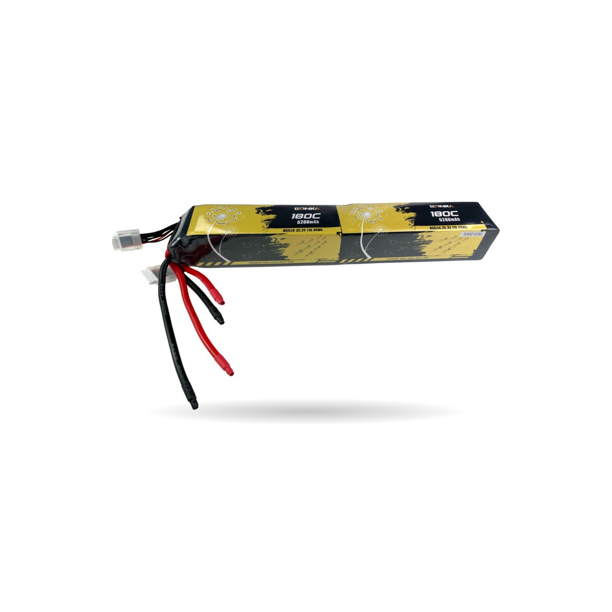 Bonka Lipo Akku 5200mAh 44,4V 12S 180C lang Splittpack 2x6S 