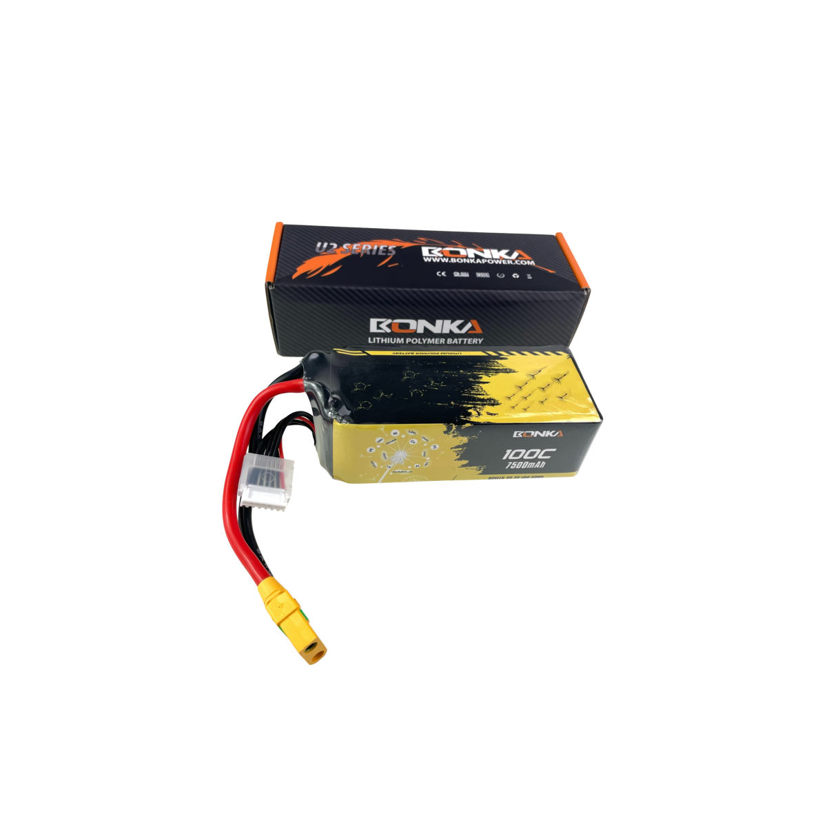 Bonka Lipo Akku 7500mAh 100C  22,2V XT90 box