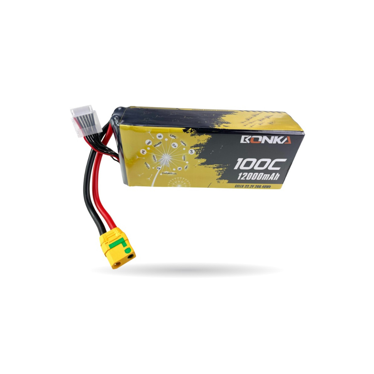 Bonka Lipo Akku 12000mAh 100C  22,2V XT90 Antiblitz