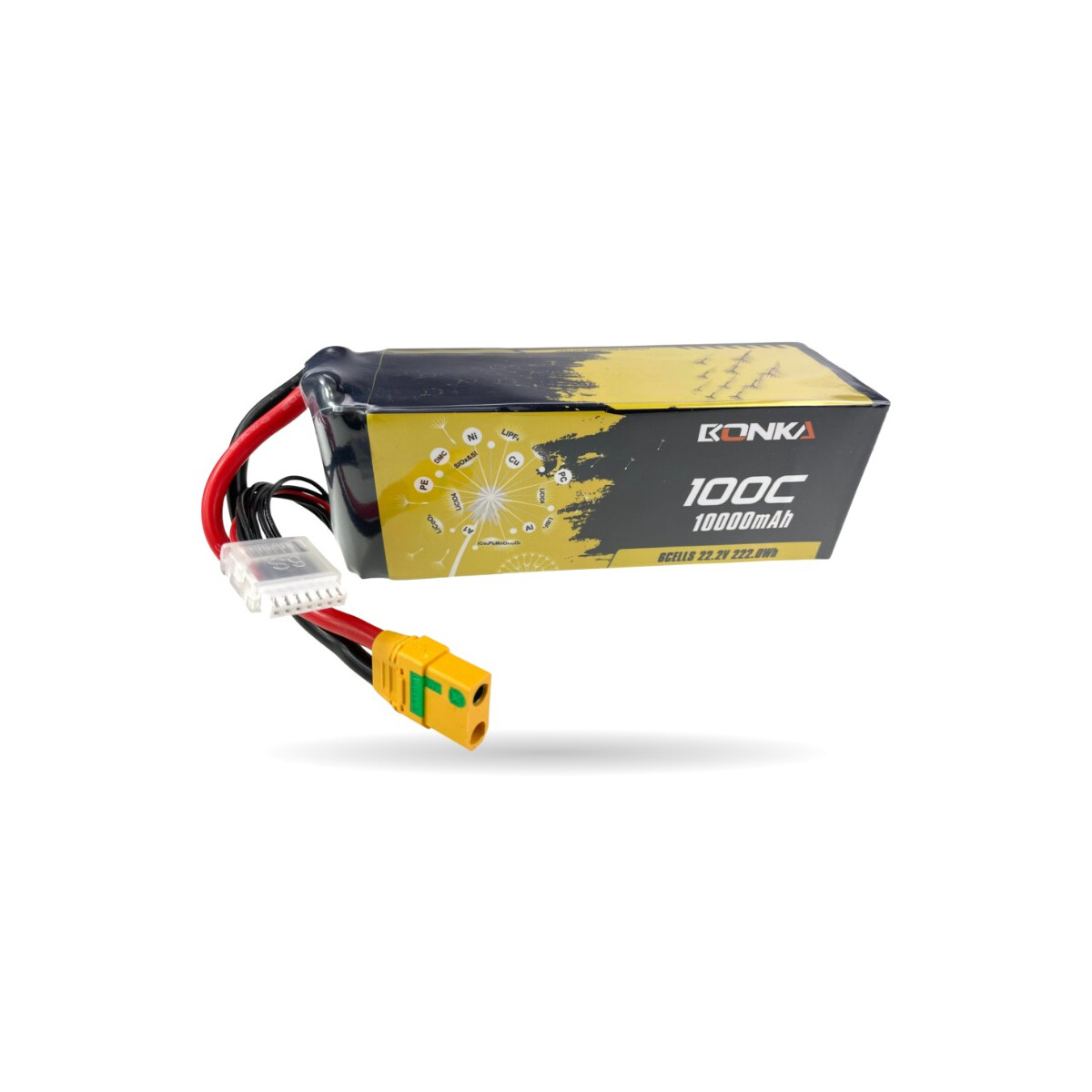 Bonka Lipo Akku 10000mAh 100C  22,2V XT90 Antiblitz