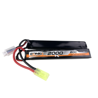 Bonka Airsoft Lipo Akku 2000mAh 2S 7,4V 20C-2-MiniTamiya
