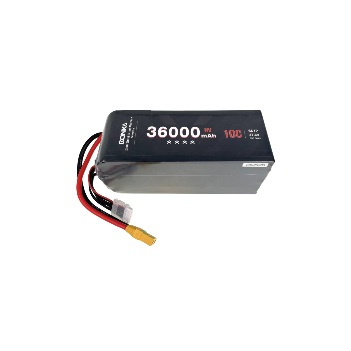 Semi-Solid-State Lipo Akku HV 36.000mAh 26,4V Ladeschlussspa