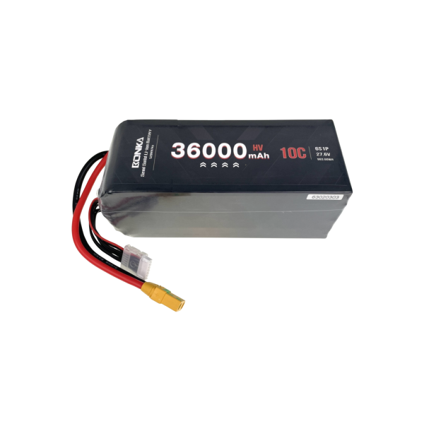 Semi-Solid-State Lipo Akku HV 36.000mAh 26,4V Ladeschlussspannung 5C/10C MULTICOPTER  XT90AB