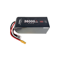 Semi-Solid-State Lipo Akku HV 36.000mAh 26,4V Ladeschlussspannung 5C/10C MULTICOPTER  XT90AB
