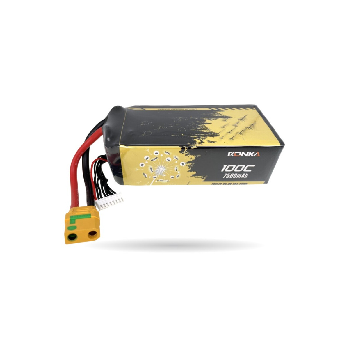 Bonka Lipo Akku 7500mAh 100C  25,9V XT90 Antiblitz