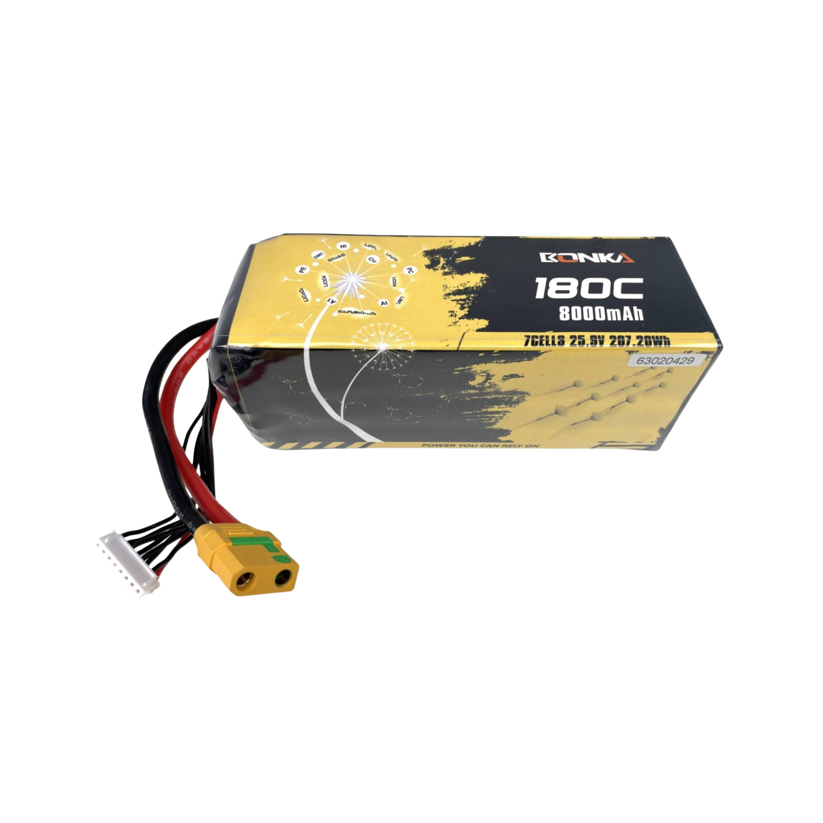 Bonka Lipo Akku 8000mAh 180C HEIM Series 25,9V XT90 Antiblit