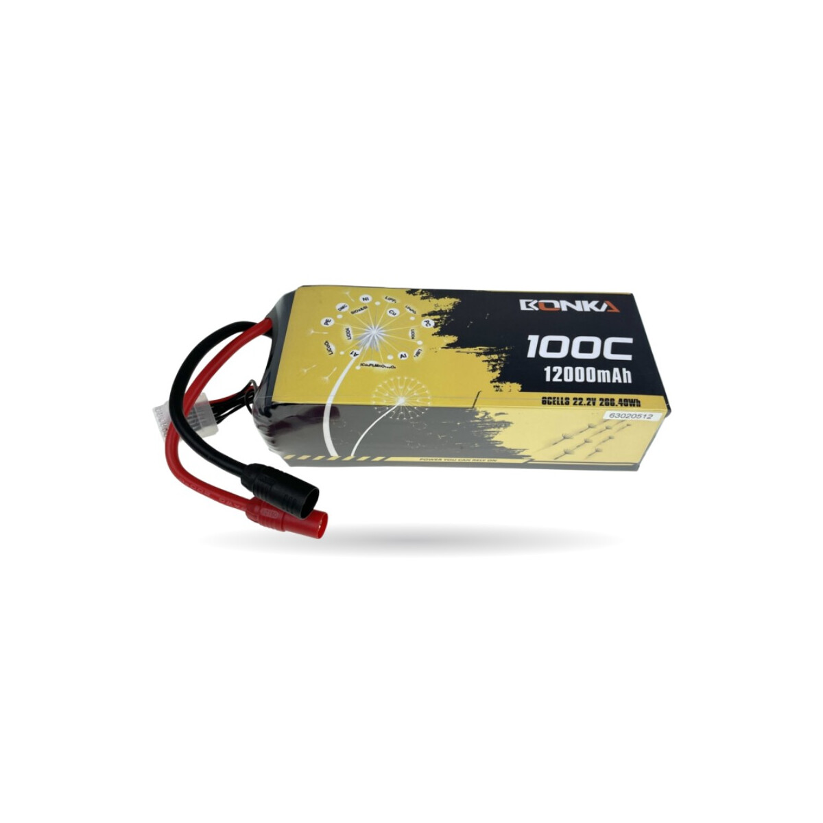 Bonka Lipo Akku 12000mAh 100C  22,2V AS150 Antiblitz