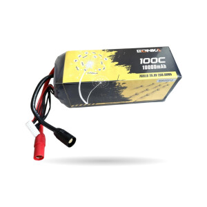 Bonka Lipo Akku 10000mAh 100C  25,9V AS150 Antiblitz