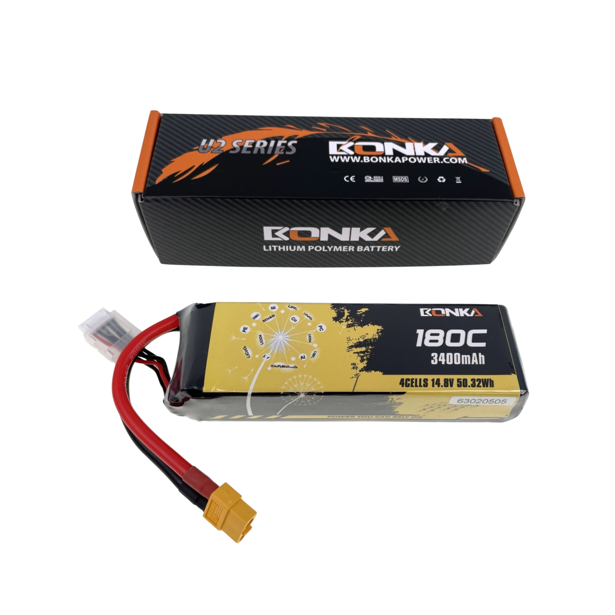 Bonka Lipo Akku 3400mAh HEIM Series 14,8V XT60