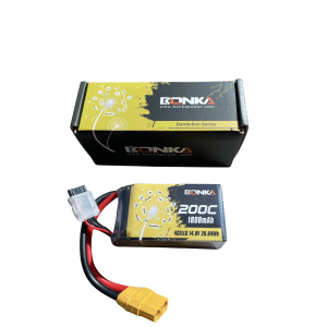 Bonka Lipo Akku1800mAh 14,8V 200C/400C FPV XT90