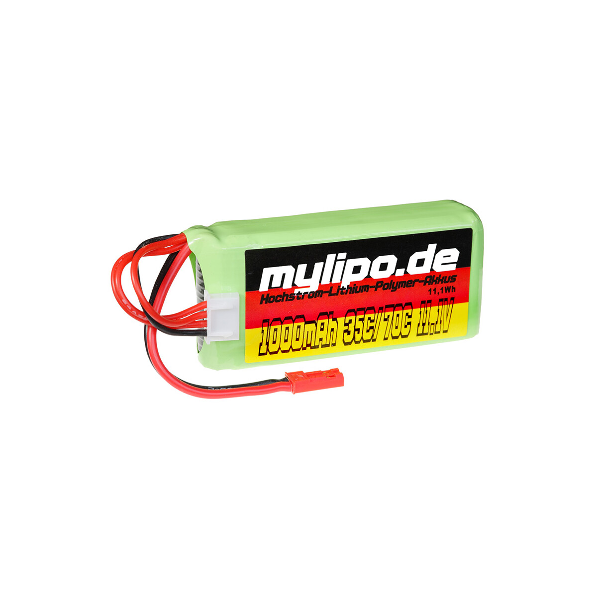 Lipo Akku 1000mAh 11,1V 35C/70C