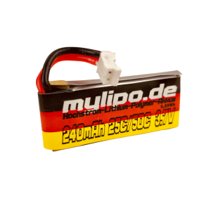 Lipo 240mAh 3,7V 25C/50C BLADE mcp x