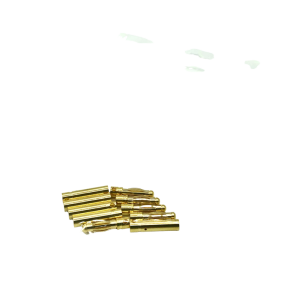 5 Pairs of 4mm Gold Plugs