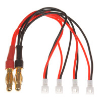 *Charging adapter 4-fold (parallel Molex) nano-CPX etc. -->4mm gold plug