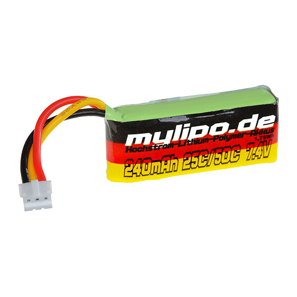 Lipo 240mAh 7,4V 25C/50C UMX series + mCP X BL