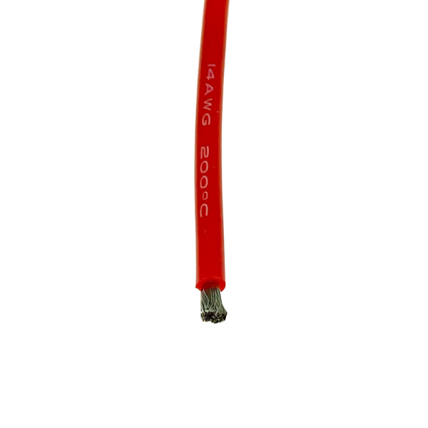 Silikonkabel 14AWG (2,08mm²) rot