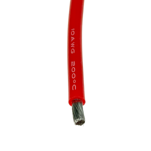 Silikonkabel 10AWG (5,27mm²) rot