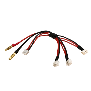 *Charging cable for 3 lipos, parallel UMX + 130X + mCP X BL